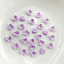 30pcs of flower angel butterfly Nail art rhinestone non-thermal restoration flat back acrylic nail stone nail art decoration