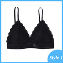1/2PCS French Style Bralette Seamless Deep V Lace Bra Wireless Thin Underwear Sexy Lingerie Soft Push Up Bras For Women Hot