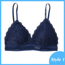 1/2PCS French Style Bralette Seamless Deep V Lace Bra Wireless Thin Underwear Sexy Lingerie Soft Push Up Bras For Women Hot