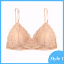 1/2PCS French Style Bralette Seamless Deep V Lace Bra Wireless Thin Underwear Sexy Lingerie Soft Push Up Bras For Women Hot