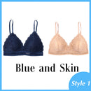 1/2PCS French Style Bralette Seamless Deep V Lace Bra Wireless Thin Underwear Sexy Lingerie Soft Push Up Bras For Women Hot