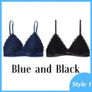 1/2PCS French Style Bralette Seamless Deep V Lace Bra Wireless Thin Underwear Sexy Lingerie Soft Push Up Bras For Women Hot