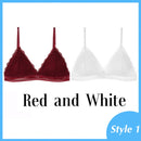 1/2PCS French Style Bralette Seamless Deep V Lace Bra Wireless Thin Underwear Sexy Lingerie Soft Push Up Bras For Women Hot