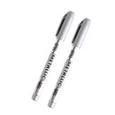 2pcs/lot DIY Metallic Waterproof Permanent Paint Marker Pens Gold And Silver For Drawing Students Supplies Marker Craftwork Pen