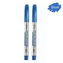 2pcs/lot DIY Metallic Waterproof Permanent Paint Marker Pens Gold And Silver For Drawing Students Supplies Marker Craftwork Pen