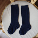 Summer Kids Socks Floral Big Bow Toddlers Girls knee High Long Sock Soft Cotton Hollow Out Baby Socks Mesh Girl Princess Socken