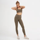 2 Pieces Seamless Fitness Women Yoga Suit Gym Push Up Clothes Workout Sport Set Padded Sports Bra High Waist Legging Sportswear