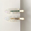 1/2/3 PCS Women Fashion Leopard Acetate Geometric Hair Clips Vintage Hairpins Barrettes Hair Accessories All Match Hair Clips