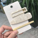 1/2/3 PCS Women Fashion Leopard Acetate Geometric Hair Clips Vintage Hairpins Barrettes Hair Accessories All Match Hair Clips