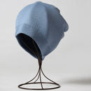 VISROVER  6 colors unsex Autumn winter solid color real cashmere beanies best matched New cashmere man woman Warm skullies