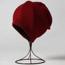 VISROVER  6 colors unsex Autumn winter solid color real cashmere beanies best matched New cashmere man woman Warm skullies
