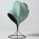VISROVER  6 colors unsex Autumn winter solid color real cashmere beanies best matched New cashmere man woman Warm skullies