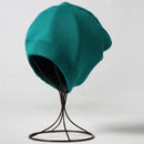 VISROVER  6 colors unsex Autumn winter solid color real cashmere beanies best matched New cashmere man woman Warm skullies