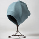 VISROVER  6 colors unsex Autumn winter solid color real cashmere beanies best matched New cashmere man woman Warm skullies