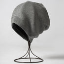 VISROVER  6 colors unsex Autumn winter solid color real cashmere beanies best matched New cashmere man woman Warm skullies