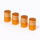 4PCS Valve Caps Aluminum Alloy Tire Valve Stem Covers for Motorcycles Trucks Cars Bikes Schrader Valve Caps Bicycle Accessories