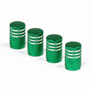 4PCS Valve Caps Aluminum Alloy Tire Valve Stem Covers for Motorcycles Trucks Cars Bikes Schrader Valve Caps Bicycle Accessories