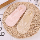 1/2 Pairs Fashion Women Girls Summer Socks Style Lace Flower Short Sock Antiskid Invisible Ankle 2020 Sox Sock Slippers