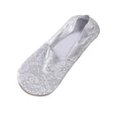 1/2 Pairs Fashion Women Girls Summer Socks Style Lace Flower Short Sock Antiskid Invisible Ankle 2020 Sox Sock Slippers