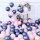20pcs Pink Silver Confetti balloons Set Chrome metallic ballon Birthday Party Wedding Decoration Wedding Anniversary globals