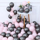 20pcs Pink Silver Confetti balloons Set Chrome metallic ballon Birthday Party Wedding Decoration Wedding Anniversary globals