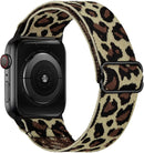 Scrunchie Strap for Apple watch band 44mm 40mm 38mm 42mm Adjustable Elastic Nylon solo Loop bracelet iWatch series 3 4 5 6 se