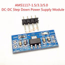 1~10pcs LM1117 AMS1117 4.5-7V turn 3.3V 5.0V 1.5V DC-DC Step down Power Supply Module For Arduino bluetooth Raspberry pi