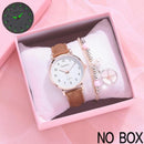 2021 NEW Women's Watches Simple Vintage Small Watch Leather Strap Casual Sport Clock Dress Wristwatches Women Relogio mujer