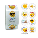 Smiley Face Sticker Kids Reward Sticker Yellow Dots Labels Happy Smile Face Sticker Kids Toys School Teacher Student Stationery