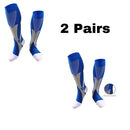 1/2/3/4/5/6/7 Pairs Compression Socks Fit Varicose Veins Football Soccer Stockings 30Mm Men Women Socks For Running Cycling Sock