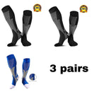 1/2/3/4/5/6/7 Pairs Compression Socks Fit Varicose Veins Football Soccer Stockings 30Mm Men Women Socks For Running Cycling Sock