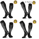 1/2/3/4/5/6/7 Pairs Compression Socks Fit Varicose Veins Football Soccer Stockings 30Mm Men Women Socks For Running Cycling Sock