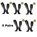 1/2/3/4/5/6/7 Pairs Compression Socks Fit Varicose Veins Football Soccer Stockings 30Mm Men Women Socks For Running Cycling Sock