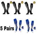 1/2/3/4/5/6/7 Pairs Compression Socks Fit Varicose Veins Football Soccer Stockings 30Mm Men Women Socks For Running Cycling Sock