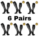 1/2/3/4/5/6/7 Pairs Compression Socks Fit Varicose Veins Football Soccer Stockings 30Mm Men Women Socks For Running Cycling Sock