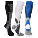 1/2/3/4/5/6/7 Pairs Compression Socks Fit Varicose Veins Football Soccer Stockings 30Mm Men Women Socks For Running Cycling Sock