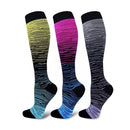 1/2/3/4/5/6/7 Pairs Compression Socks Fit Varicose Veins Football Soccer Stockings 30Mm Men Women Socks For Running Cycling Sock