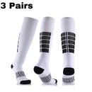 1/2/3/4/5/6/7 Pairs Compression Socks Fit Varicose Veins Football Soccer Stockings 30Mm Men Women Socks For Running Cycling Sock