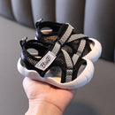 Summer Toddler Sandals Baby Girl Shoes Solid Color Net Cloth Breathable Boys Sneakers Kids Infant Sport Girls Sandals SYJ035