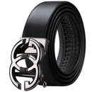 WILLIAMPOLO Genuine leather Belt Men Luxury Brand Designer fashion Top Quality Belts for Men Strap Male Metal Automatic Buckle