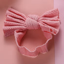 1pcs Cable Knit Nylon Bow Headwrap, One size fits all nylon headbands, wide nylon headbands, baby headbands, Knot bow headwear
