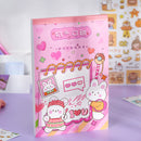 Yoofun 50sheets Magazine Sticker Book Washi Paper Journal DIY Material Decoration Stickers Memo Pad Scrapbooking Ins Stationery