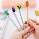 0.5mm Cute Kawaii Yellow doll head Gel Pen Signature Pens Escolar Papelaria For Office School Writing Supplies Stationery Gift