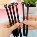 0.5mm Cute Kawaii Yellow doll head Gel Pen Signature Pens Escolar Papelaria For Office School Writing Supplies Stationery Gift