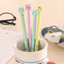 0.5mm Cute Kawaii Yellow doll head Gel Pen Signature Pens Escolar Papelaria For Office School Writing Supplies Stationery Gift