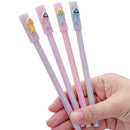 0.5mm Cute Kawaii Yellow doll head Gel Pen Signature Pens Escolar Papelaria For Office School Writing Supplies Stationery Gift
