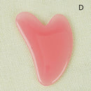 1pc Heart Shape SPA Massage Beeswax Gua sha Scraping Massage Scraper Face Massager Acupuncture Guasha Board Massager for face