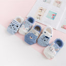 10 Piece=5 Pairs/lot Cute Animal Spring Women Socks Set Korean Style Funny Cat Dog Panda Low Cut Ankle Short Sox Happy Size34-40