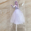 1pcs/Lot Frozen Elsa Anna Princess Cake Cupcake Toppers Cake Flag Girls Birthday Party Decoration Anniversaire Cake Supplies
