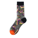Novelty Harajuku New Product Crystal Silk Tide Socks Funny Sunflowers Vines Flowers Happy Women Socks Casual High Quality Sox